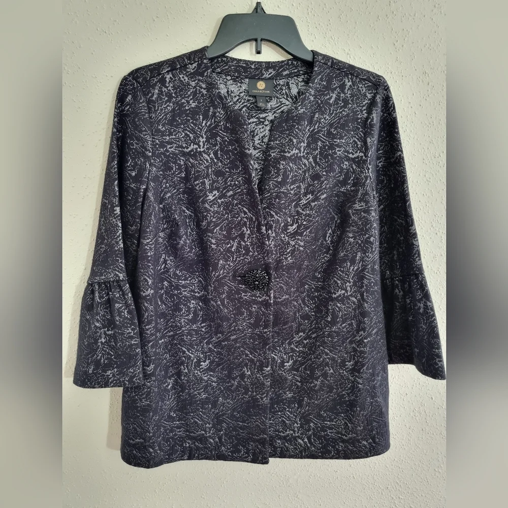 JM Collection Blazer Black For Women  Size S. - Picture 2 of 8
